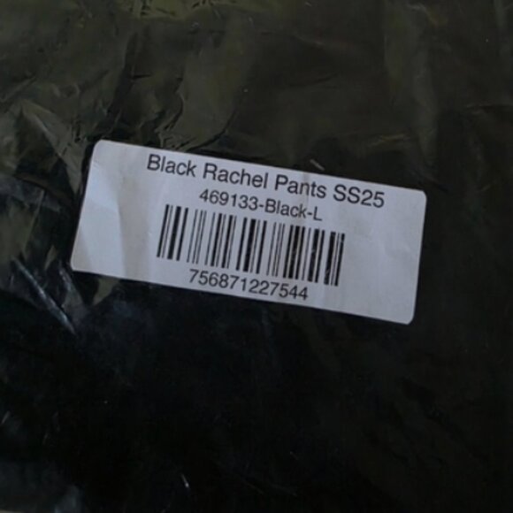 LOUP ---Rachel Elastic Waist Carpenter Pant in Black NWT  LGE (fits like medium) - Picture 5 of 7